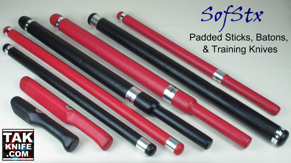 SofStx Padded Escrima Sticks & Training Knives
