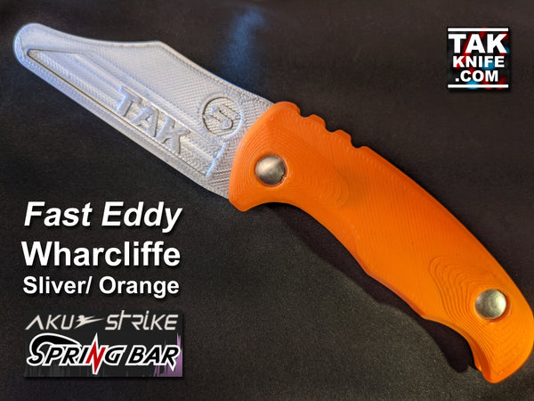 Fast Eddy Wharncliffe Spring Bar Training Knife