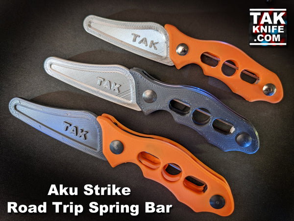Road Trip Spring Bar Training Knife