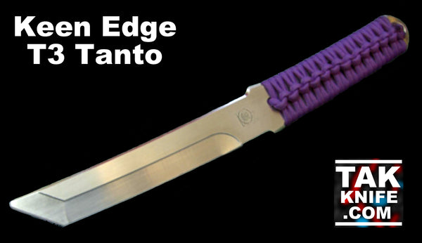 Keen Edge T3 Chisel Point Tanto Training Knife